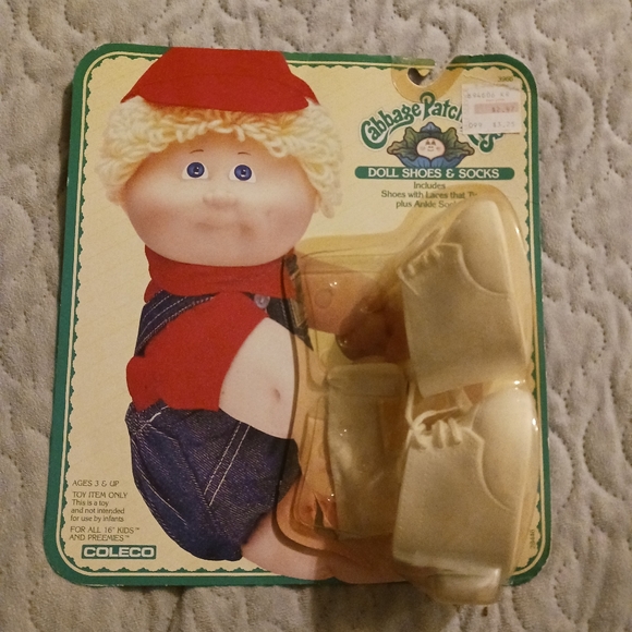 Cabbage Patch Kids Toys New Vintage Cabbage Patch Shoes In Original